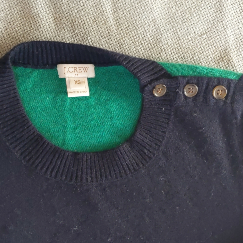 J. Crew Two Tone Sweater - Picture 3 of 8